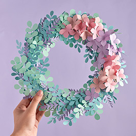 DIY paper wreath