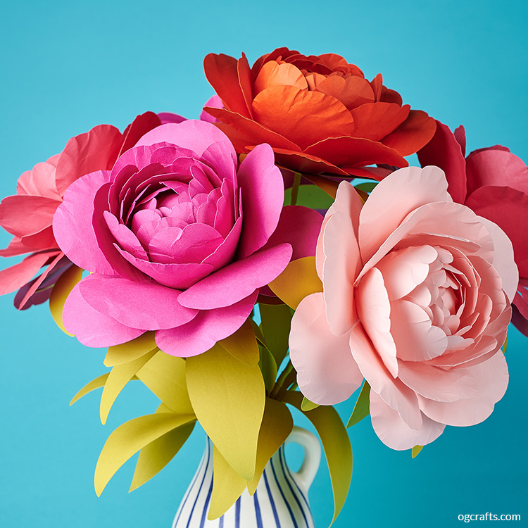 Peony Paper Flower Tutorial