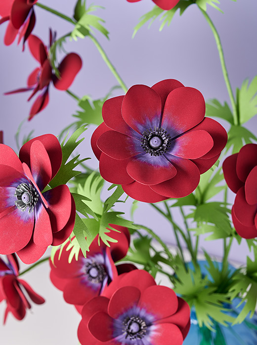 diy paper flowers anemone
